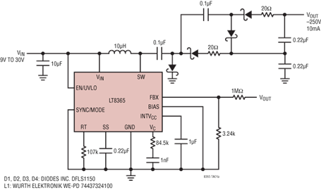LT8365 Application Circuit